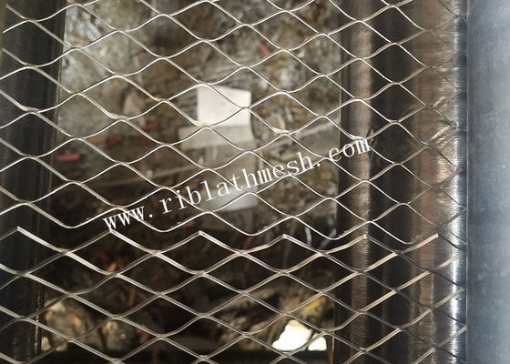 370g/M2 de hete Ondergedompelde Gegalvaniseerde Versterking Mesh Expanded Metal van de Roestvrij staalbaksteen