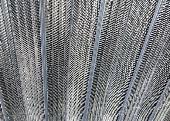 Jf0708 Gegalvaniseerd Rib Lath Mesh 0.28mm Dikte 600mm Breedte